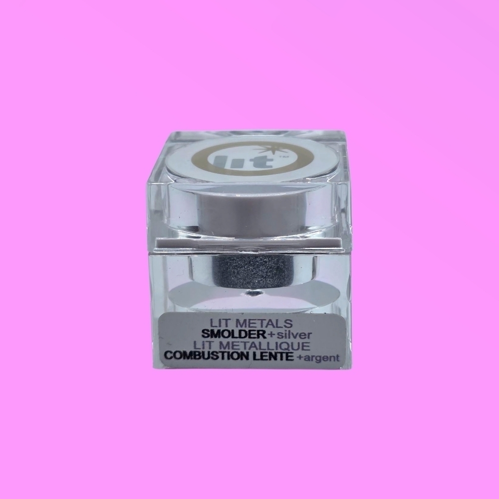 LIT Cosmetics Smolder + Silver Metals Glitter Eyeshadow